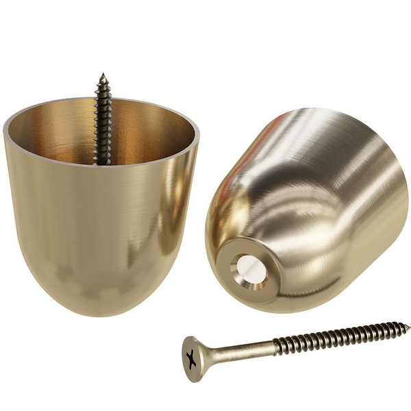 Designs Of Distinction Round Brass Slipper Cup - Large/Short 01SLPR103PB1